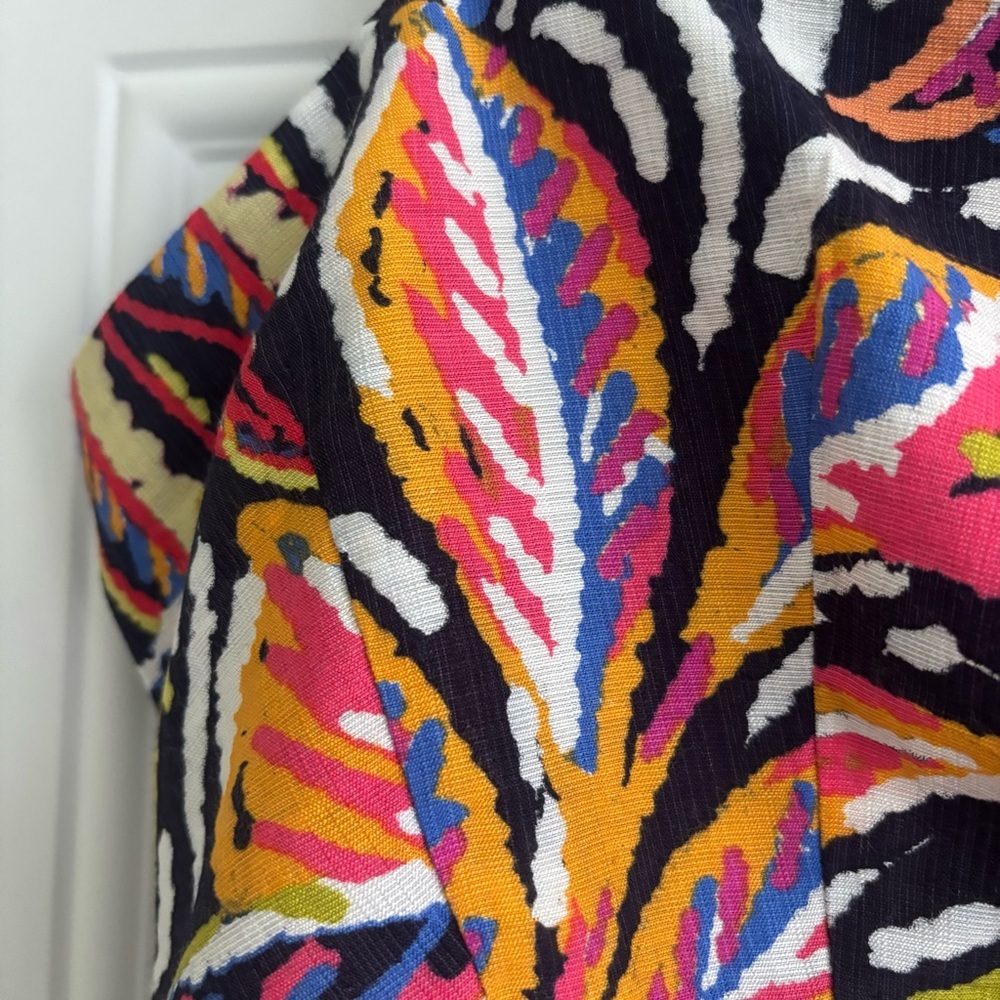 ❤️2/$15 or 3/$21❤️Colorful Floral Women's Crop Top, Size L - Picture 6 of 10